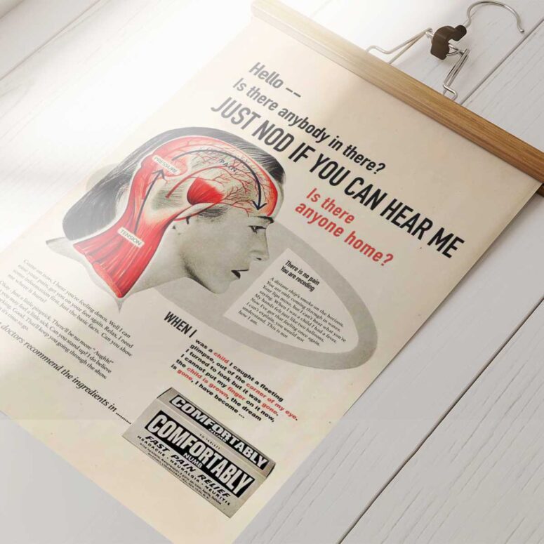 Pink Floyd Poster - Hello Is There Anybody In There