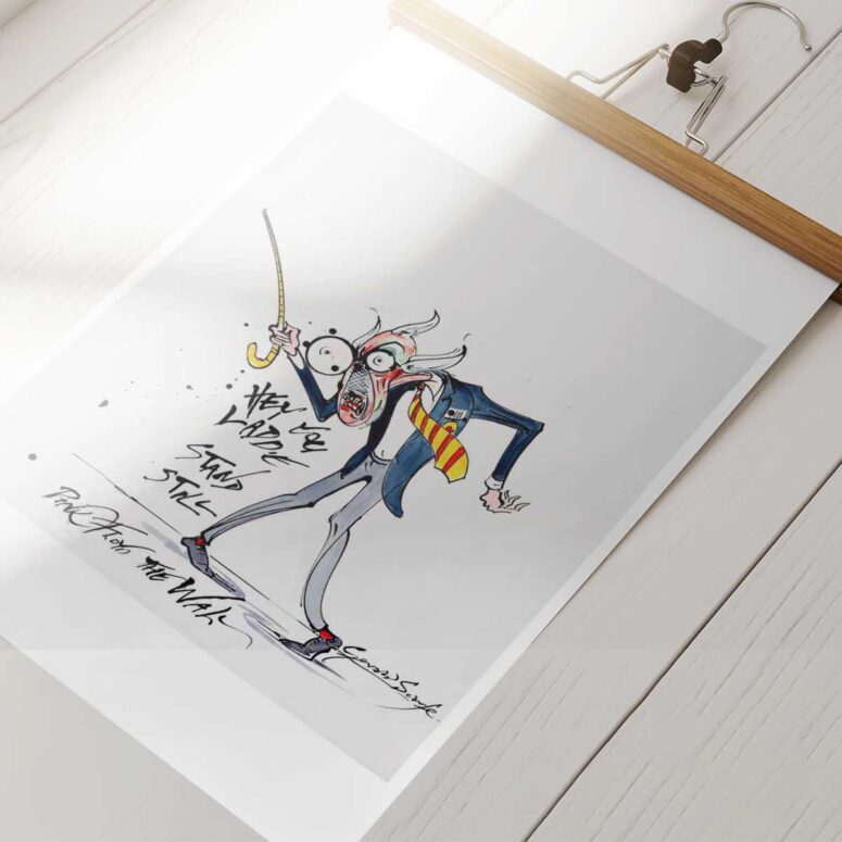 Pink Floyd Poster - Hey You Laddie Stand Still The Teacher