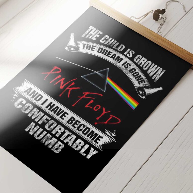 Pink Floyd Poster - I have become comfortably numb Pink Floyd Poster - I have become comfortably numb