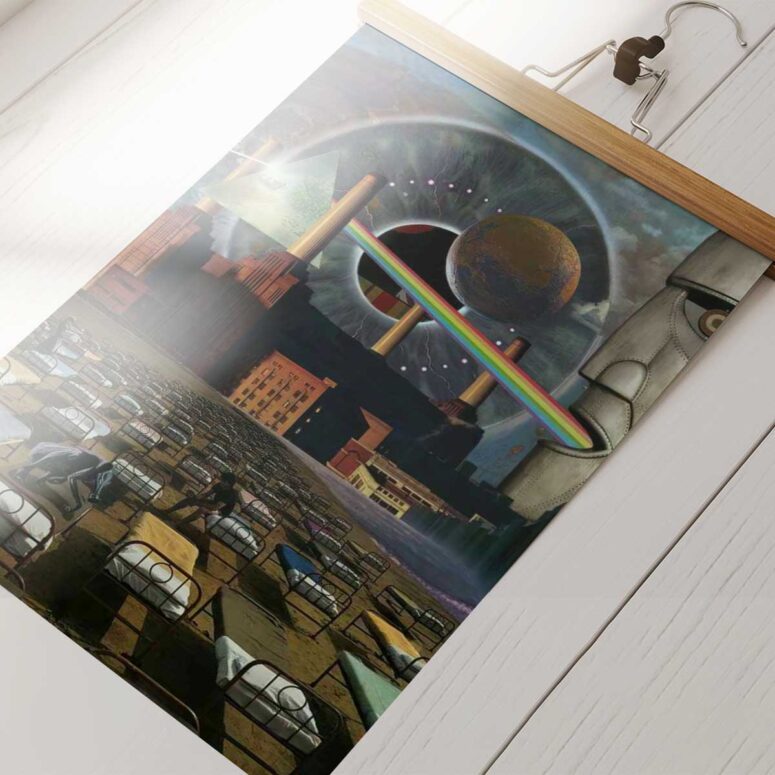 Pink Floyd Poster - Momentary lapse of reason x Animals x Pulse x DSOTM Pink Floyd Poster - Momentary lapse of reason x Animals x Pulse x DSOTM
