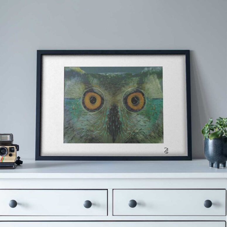 Pink Floyd Poster - Owl Eyes Pink Floyd Poster - Owl Eyes