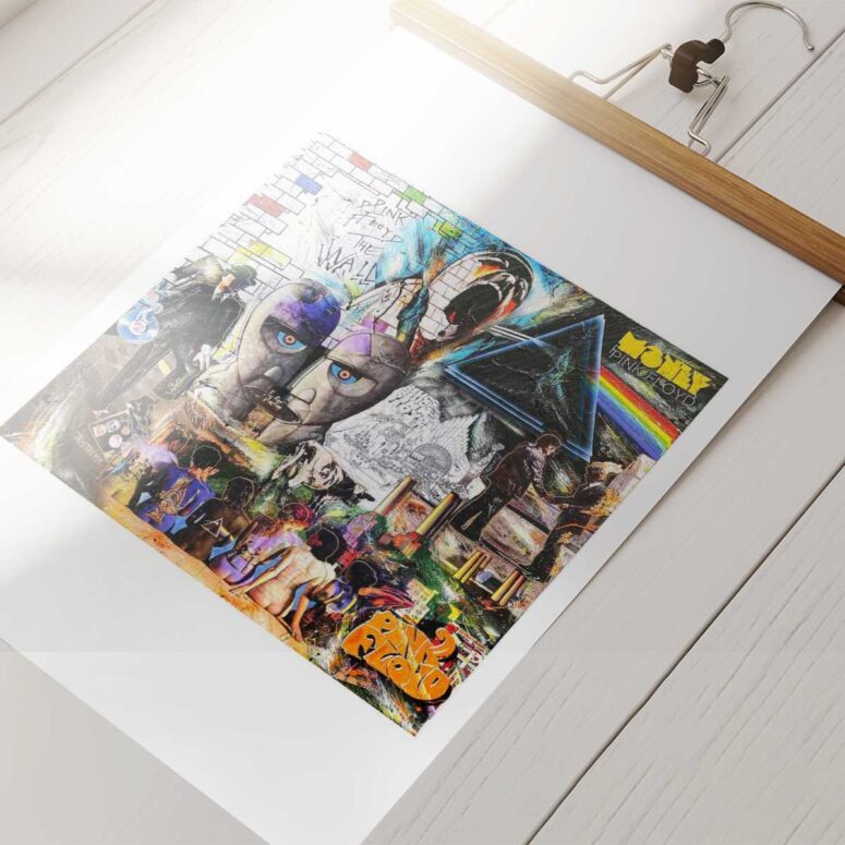 Pink Floyd Poster - Pink Floyd Psychedelic Rock Album Cover