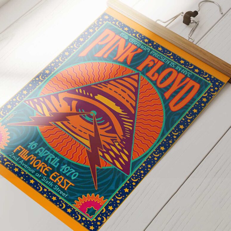 Pink Floyd Poster - Fillmore East Pink Floyd Poster - Fillmore East
