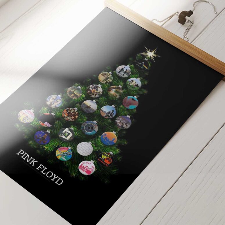 Pink Floyd Poster - Holiday Tree