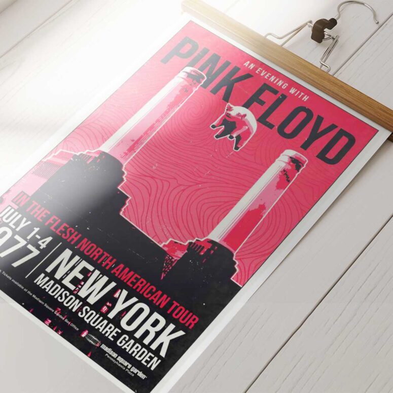 Pink Floyd Poster - In The Flesh North American Tour Poster