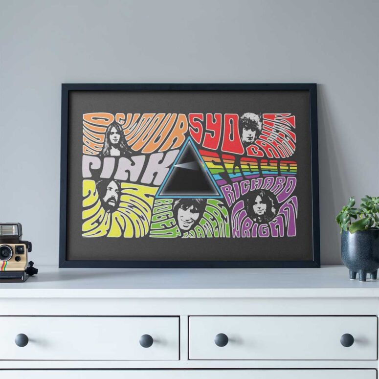 Pink Floyd Poster - Member Art Full Color Pink Floyd Poster - Member Art Full Color