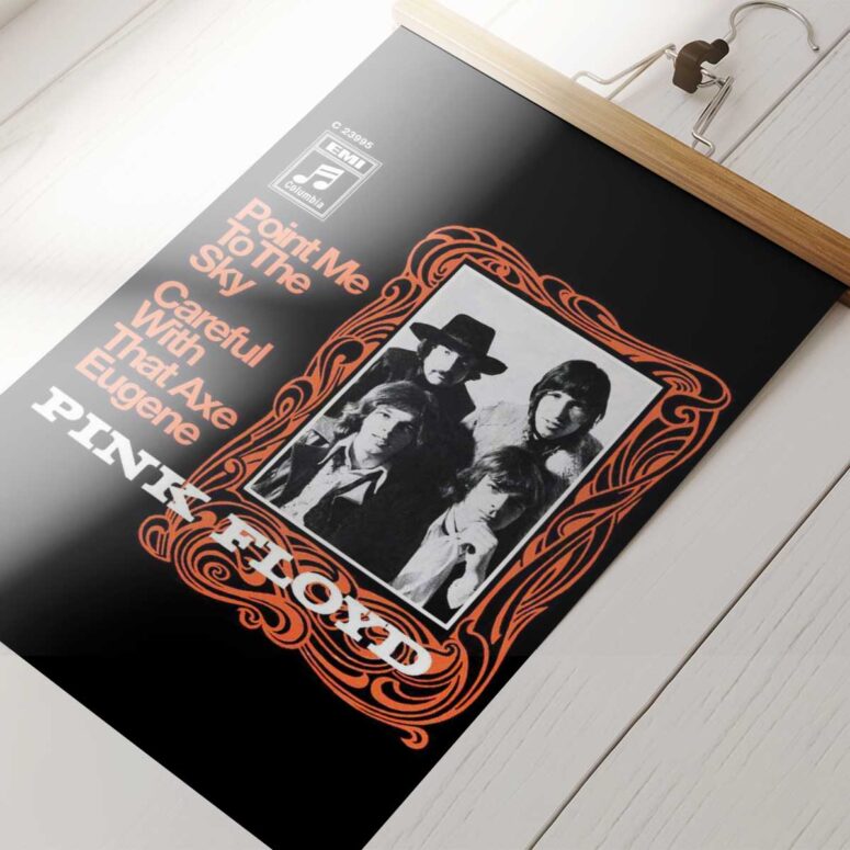 Pink Floyd Poster - Point Me at the Sky Careful With That Axe Eugene Single