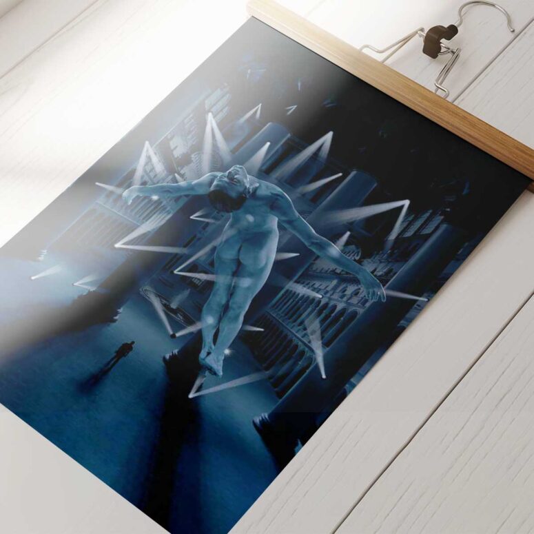 Pink Floyd Poster - Pulse Box Set Book Cover 1995 Pink Floyd Poster - Pulse Box Set Book Cover 1995