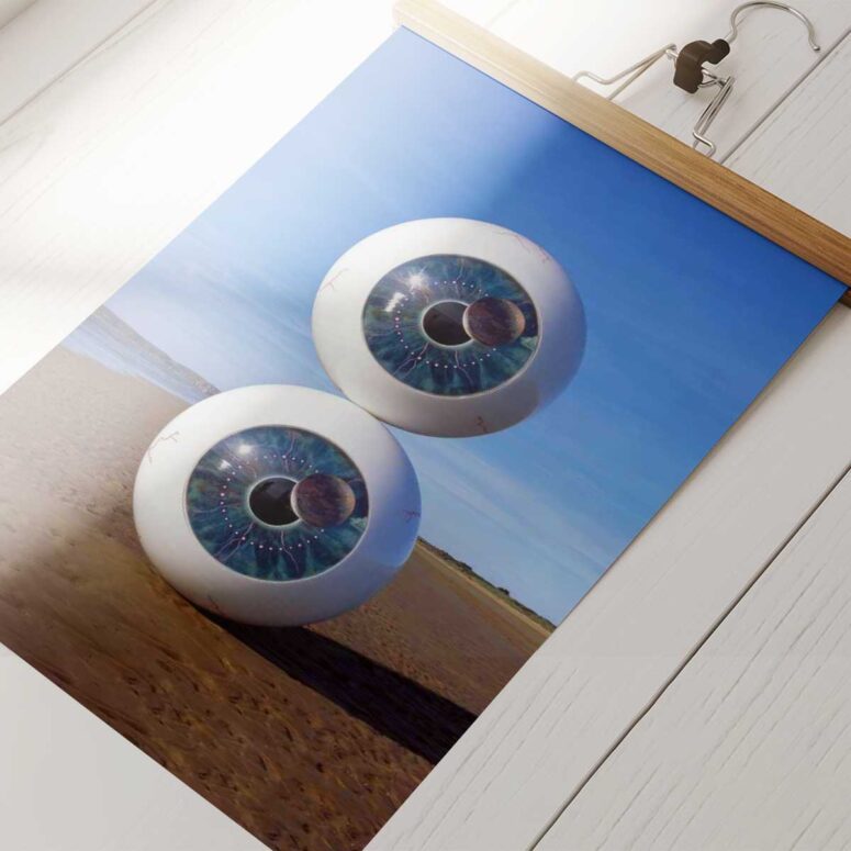 Pink Floyd Poster - Pulse in Reallife beach