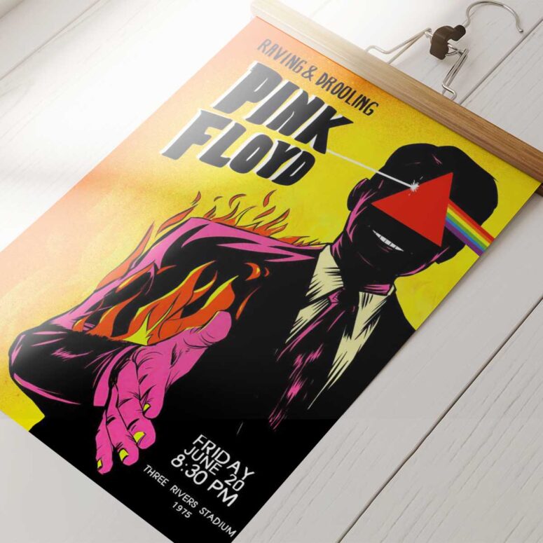 Pink Floyd Poster - Raving and drooling Pink Floyd Poster - Raving and drooling