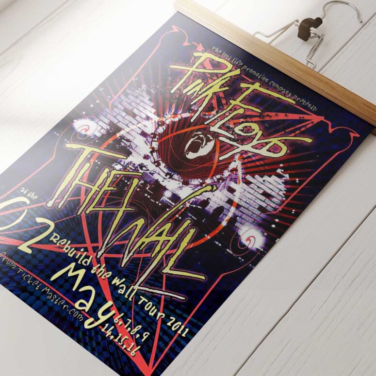 Pink Floyd Poster - Rebuild the Wall Tour 2011 Pink Floyd Poster - Rebuild the Wall Tour 2011
