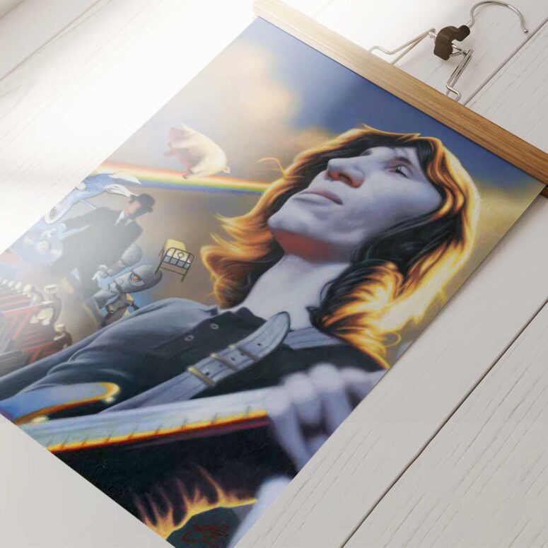 Pink Floyd Poster - Roger Waters Album Cover Painting