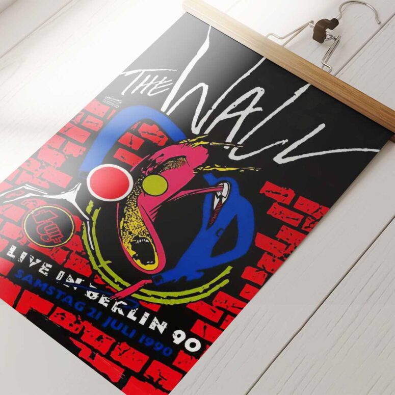 Pink Floyd Poster - Roger Waters The Wall Live in Berlin 1990