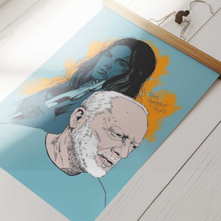 Pink Floyd Poster - Run Rabbit Run Pokemon