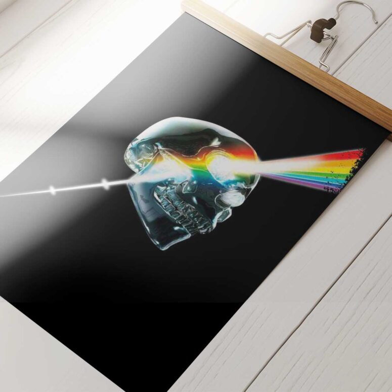 Pink Floyd Poster - Skull DSOTM Art Pink Floyd Poster - Skull DSOTM Art