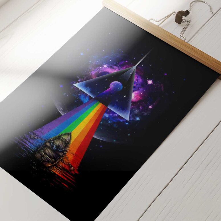 Pink Floyd Poster - The Endless River x Dark side of the moon Pink Floyd Poster - The Endless River x Dark side of the moon