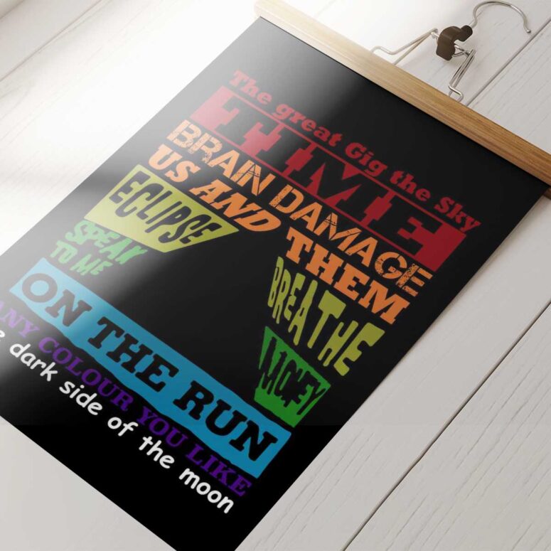 Pink Floyd Poster - The Great Gig In The Sky Time DSOTM Pink Floyd Poster - The Great Gig In The Sky Time DSOTM
