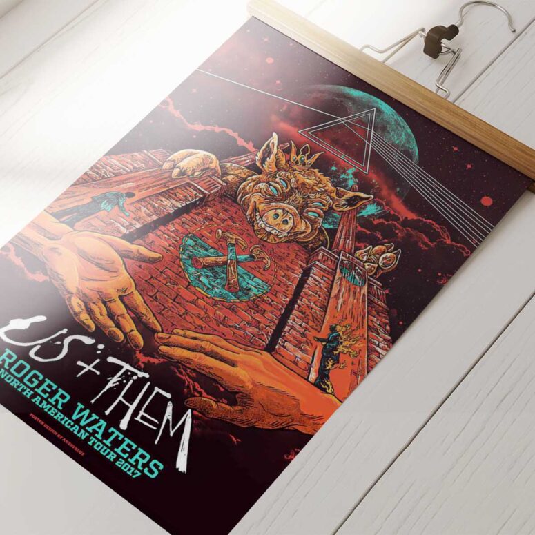 Pink Floyd Poster - US x Them American Tour