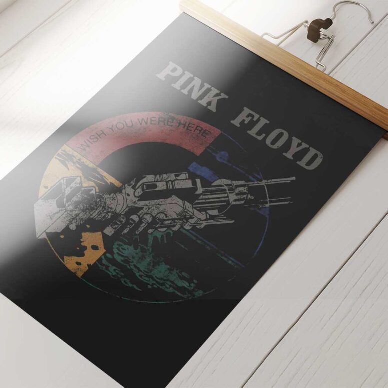 Pink Floyd Poster - Wish You Were Here Columbia Pink Floyd Poster - Wish You Were Here Columbia