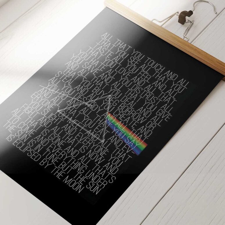 Pink Floyd Poster - Eclipse Pink Floyd Poster - Eclipse