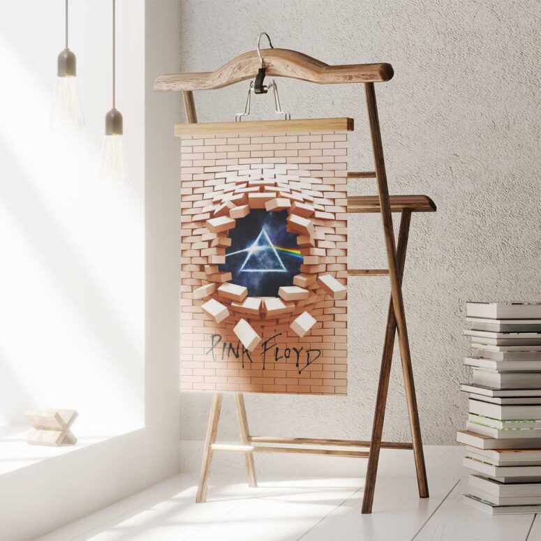 Pink Floyd Poster - 3D Pink Floyd The Wall Pink Floyd Poster - 3D Pink Floyd The Wall