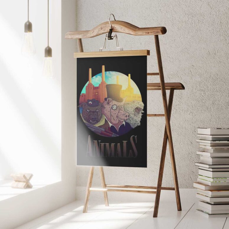 Pink Floyd Poster - Animals Poster Pink Floyd Poster - Animals Poster