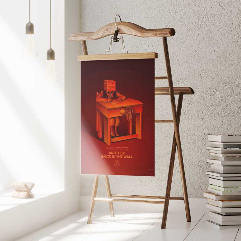 Pink Floyd Poster - Another Brick In The Wall Fan Art Pink Floyd Poster - Another Brick In The Wall Fan Art