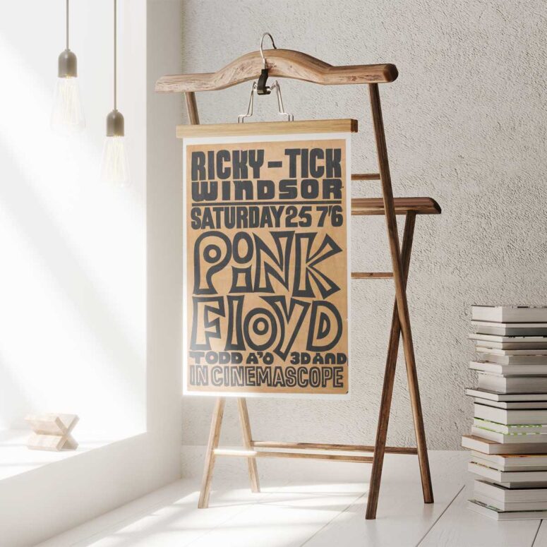 Pink Floyd Poster - Concert Poster For Ricky tick Club Windsor 1967 Pink Floyd Poster - Concert Poster For Ricky tick Club Windsor 1967