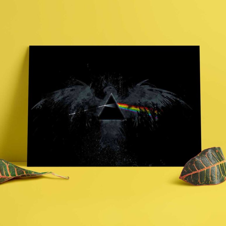 Pink Floyd Poster - Dark Side Of The Moon Eagle Art