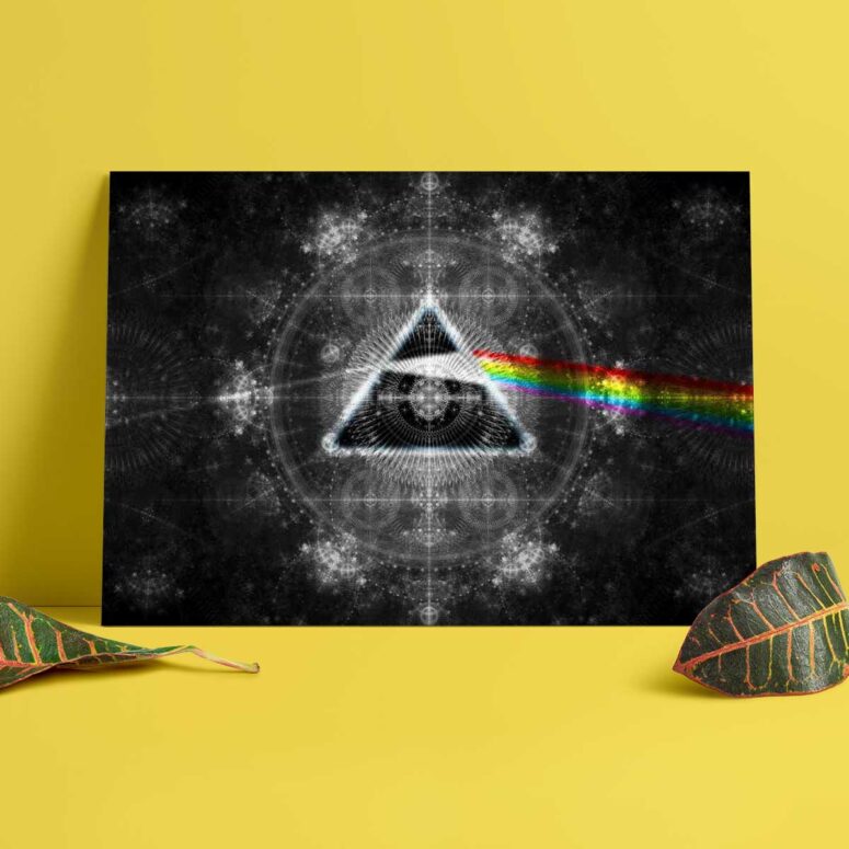 Pink Floyd Poster - Dark Side Of The Moon Psychedelic Art