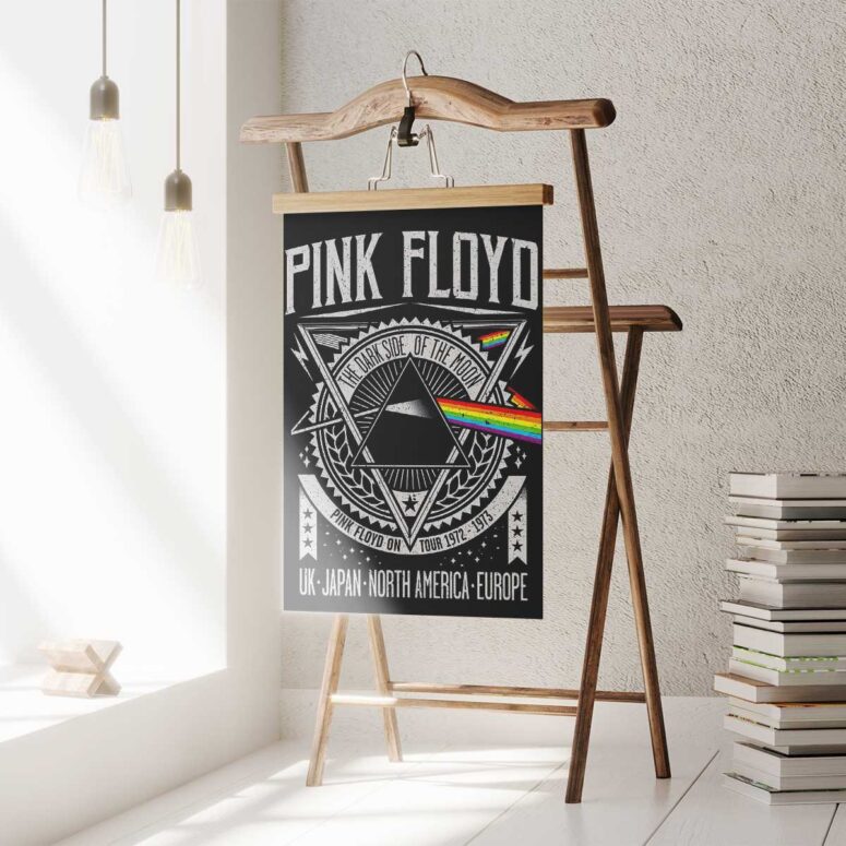 Pink Floyd Poster - Dark Side Of The Moon Tour 1972 EMP Original