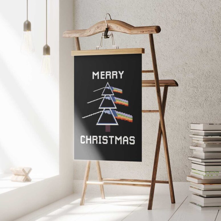 Pink Floyd Poster - Dark Side Of The Moon Xmas Tree Pink Floyd Poster - Dark Side Of The Moon Xmas Tree