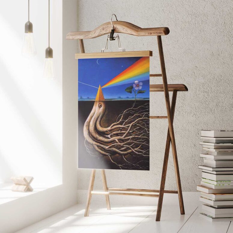 Pink Floyd Poster - Dark Side Of the Root Art
