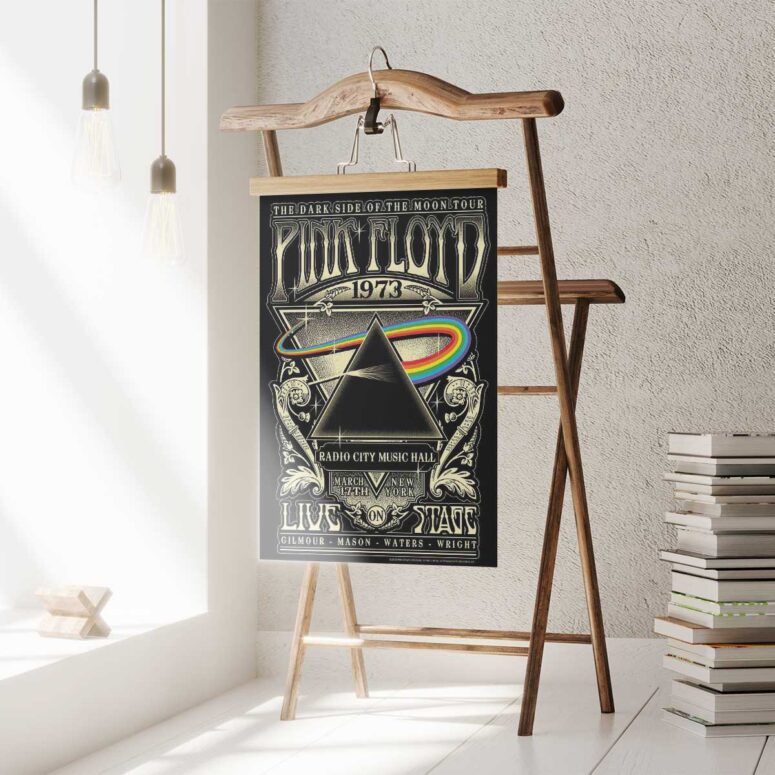 Pink Floyd Poster - Tour 1973 Radio City Music Hall Concert New York Pink Floyd Poster - Tour 1973 Radio City Music Hall Concert New York