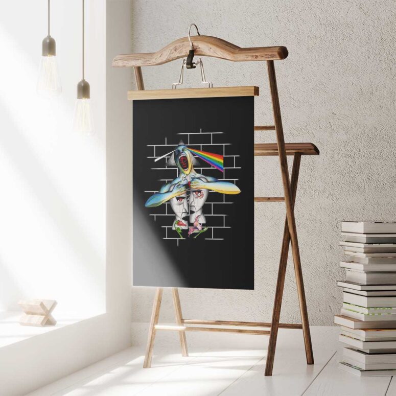 Pink Floyd Poster - Division Bell Meets The Dark Side Of The Wall