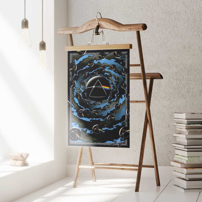Pink Floyd Poster - Good bye Blue Sky Dark Side Of the Moon