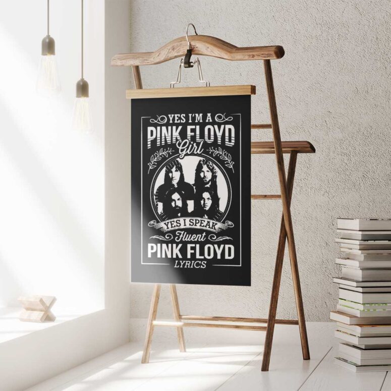 Pink Floyd Poster - Im A Pink Floyd Girl I Speak Fluent Pink Floyd Poster - Im A Pink Floyd Girl I Speak Fluent