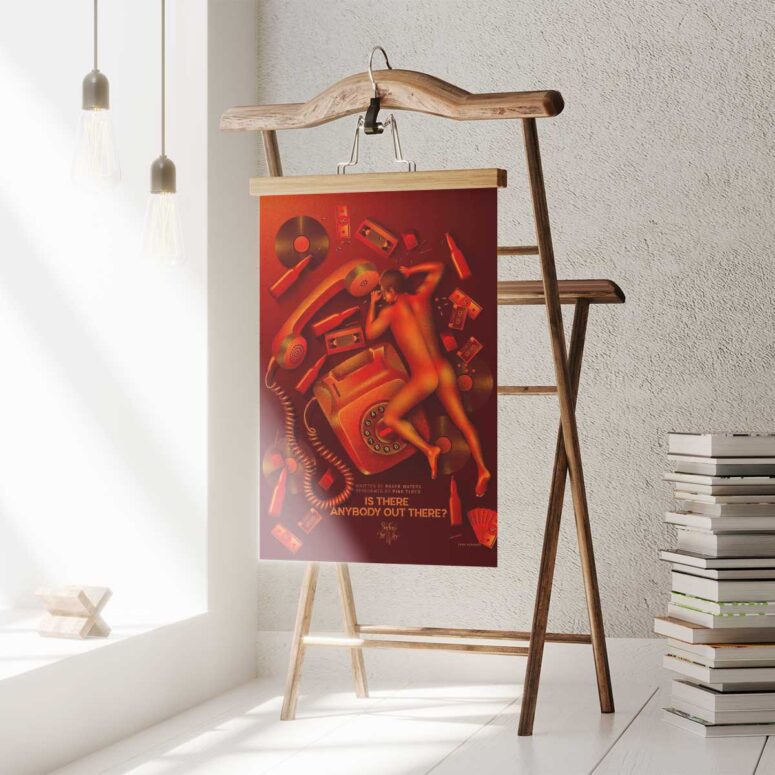 Pink Floyd Poster - Is There Anybody Out There 2 Fan Art Pink Floyd Poster - Is There Anybody Out There 2 Fan Art