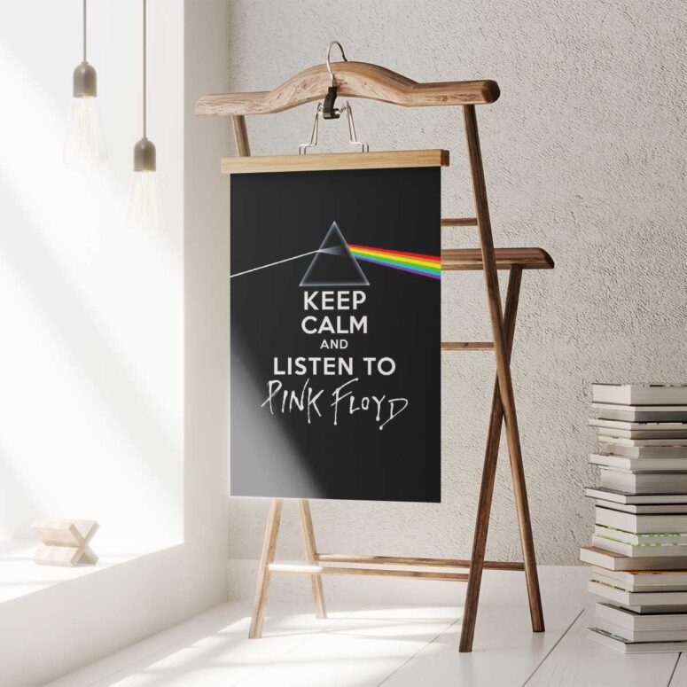 Pink Floyd Poster - Keep calm And listen to Pink Floyd Poster - Keep calm And listen to