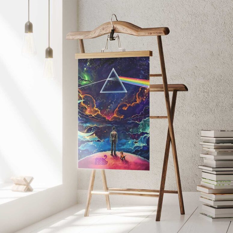 Pink Floyd Poster - Looking For Dark Side Of The Moon Pink Floyd Poster - Looking For Dark Side Of The Moon