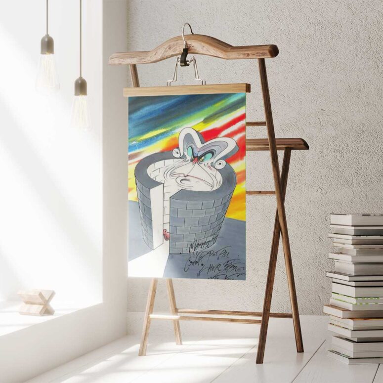 Pink Floyd Poster - Mother The Wall Analysis