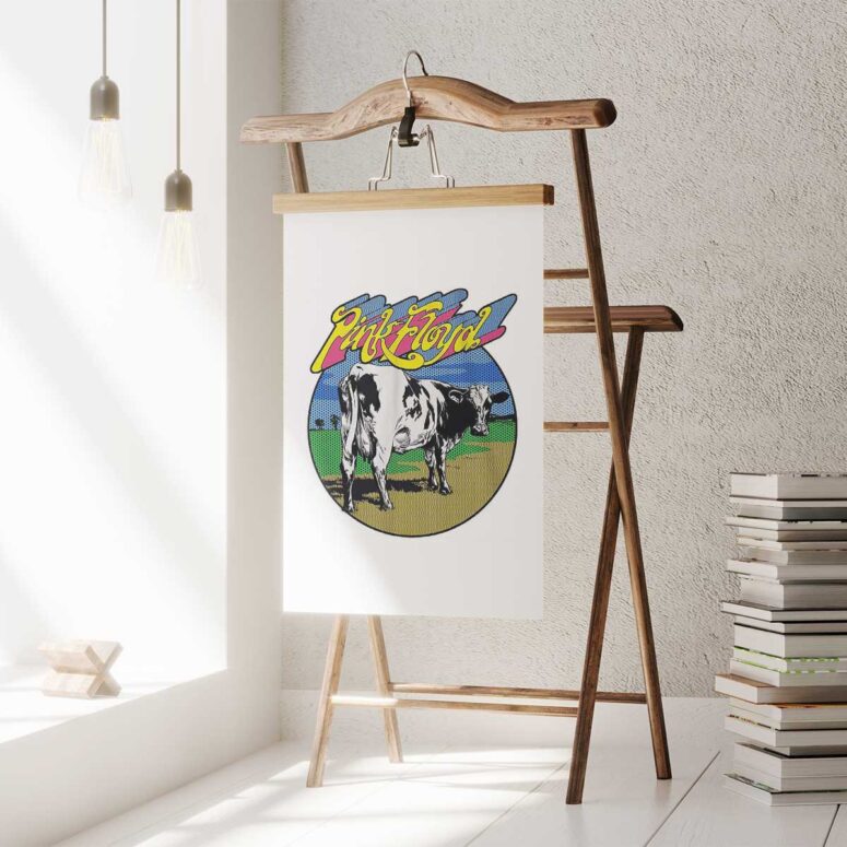 Pink Floyd Poster - Distant Bells Atom Heart Mother Shirt Pink Floyd Poster - Distant Bells Atom Heart Mother Shirt