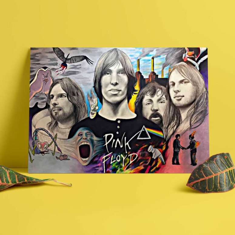 Pink Floyd Poster - Drawing Fan Art