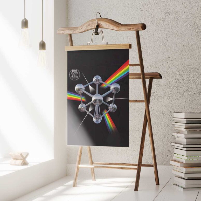 Pink Floyd Poster - Live In Brussels Pink Floyd Poster - Live In Brussels