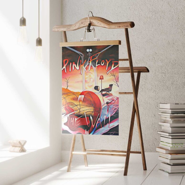 Pink Floyd Poster - All In All It Was All Just Bricks In The Wall Pink Floyd Poster - All In All It Was All Just Bricks In The Wall
