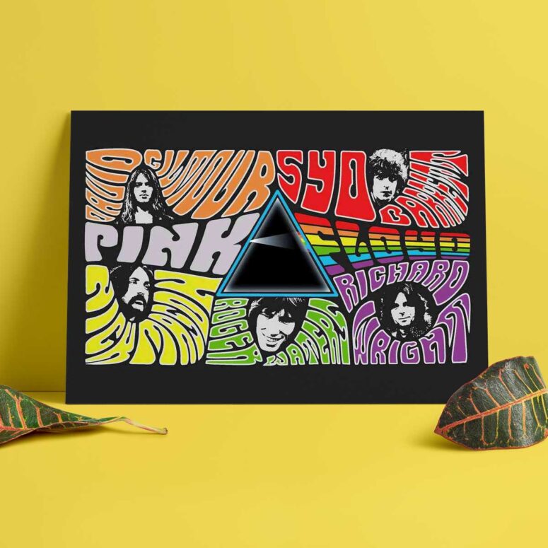 Pink Floyd Poster - Member Art Full Color Pink Floyd Poster - Member Art Full Color
