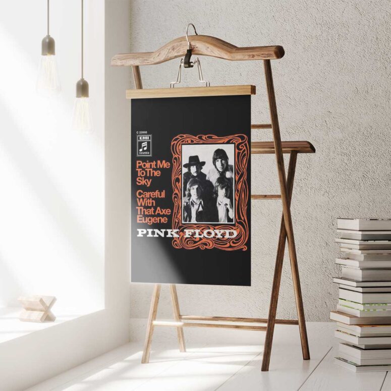 Pink Floyd Poster - Point Me at the Sky Careful With That Axe Eugene Single
