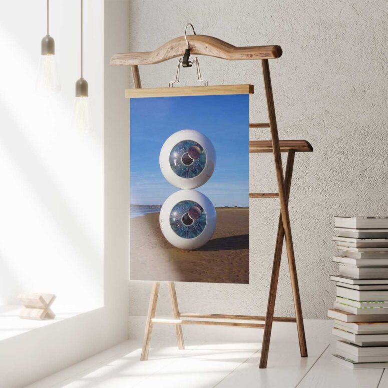 Pink Floyd Poster - Pulse in Reallife beach