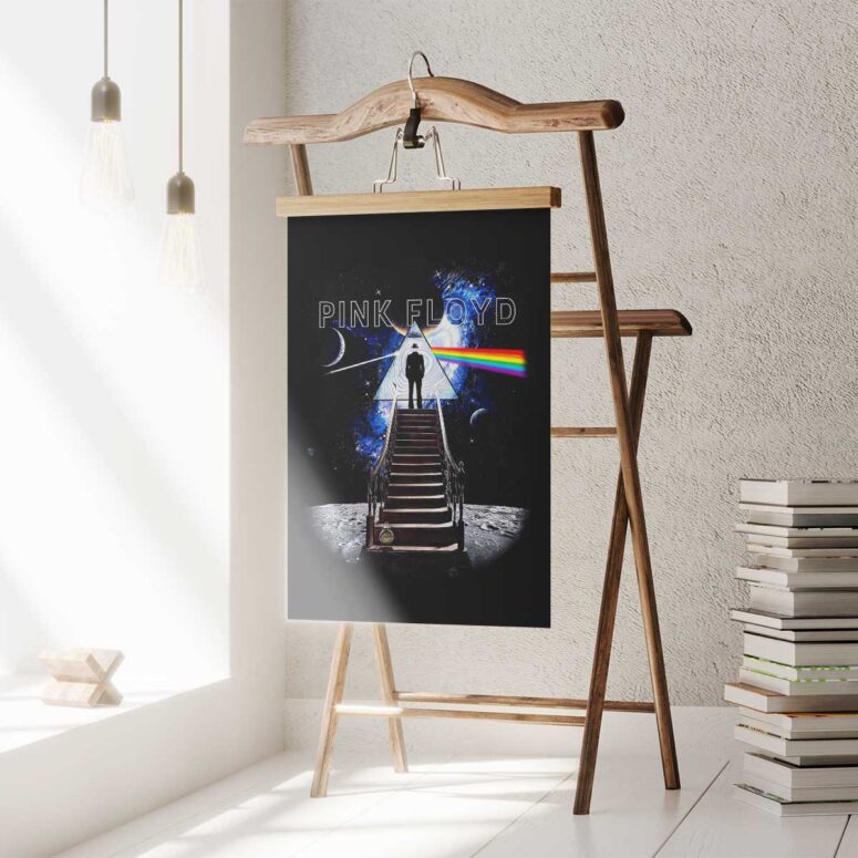 Pink Floyd Poster - Stairway To The Moon Pink Floyd Poster - Stairway To The Moon