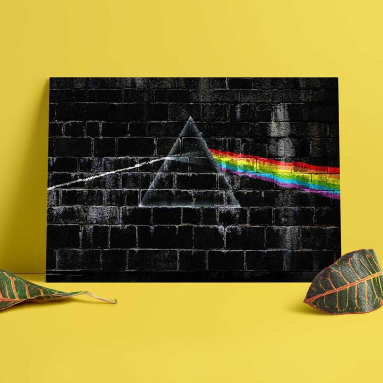 Pink Floyd Poster - The Dark Side Of The Moon In The Wall Art